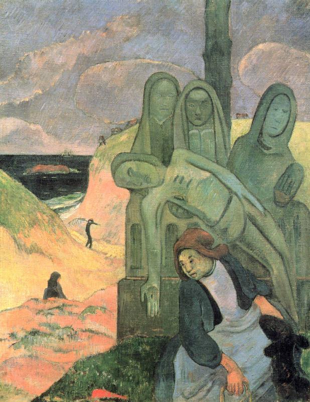 Paul Gauguin The Green Christ china oil painting image
